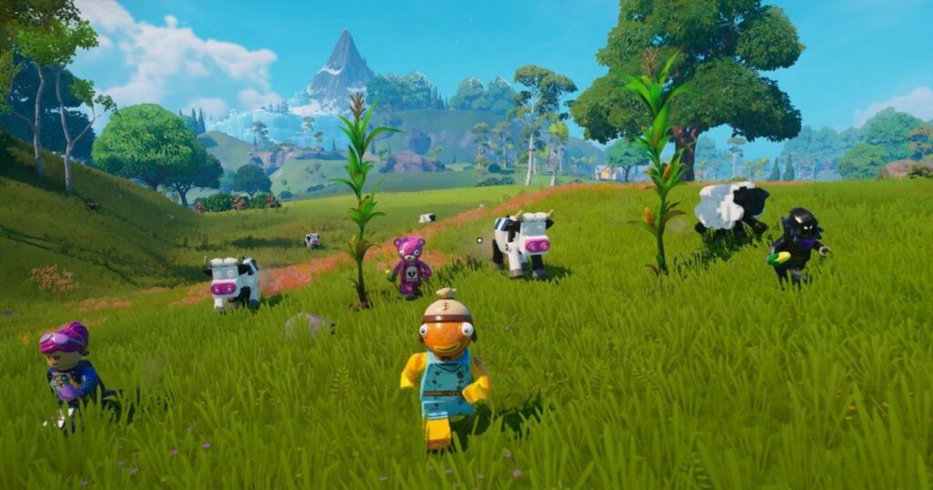 grassland biome LEGO FORTNITE MAP