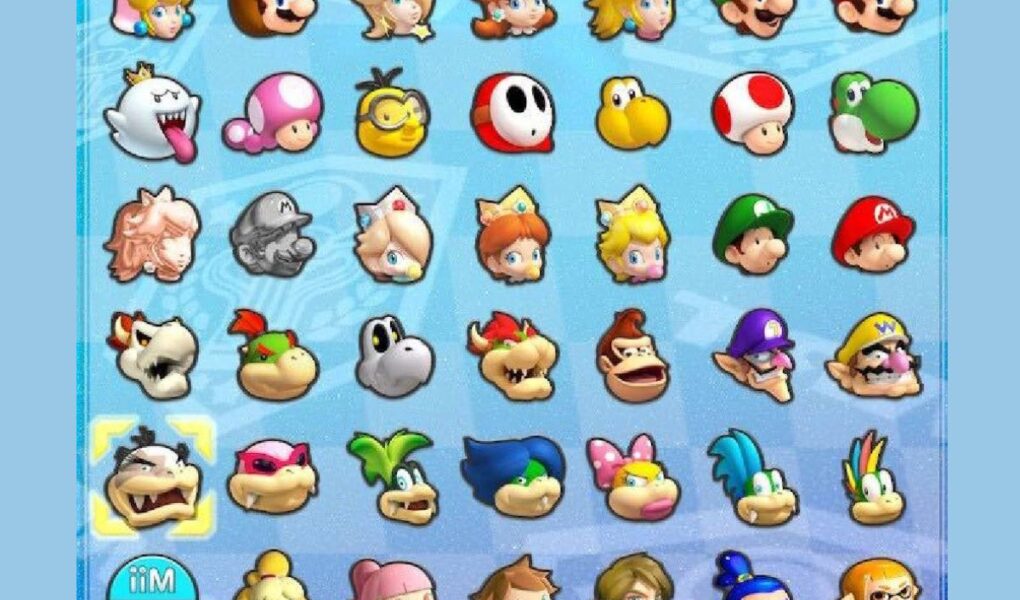 mario kart characters