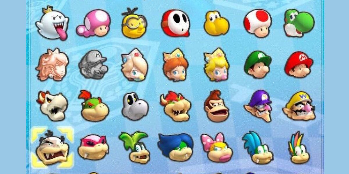 mario kart characters